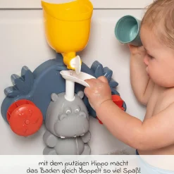 Badespielzeug Hippo mit Saugnäpfen