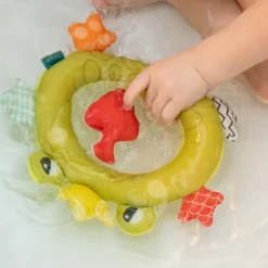 Badespielzeug Kescher Frosch mit 4 Meeresbewohnern - Plansch & Play