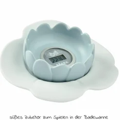 Badethermometer digital - Badeblume - Green Blue