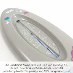Badethermometer Ocean - Grau