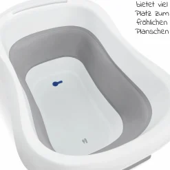 Badewanne Wash N Fold L - White / Stone - Gr. L