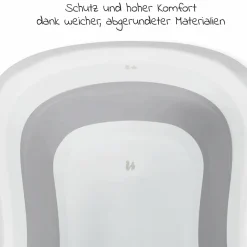 Badewanne Wash N Fold L - White / Stone - Gr. L