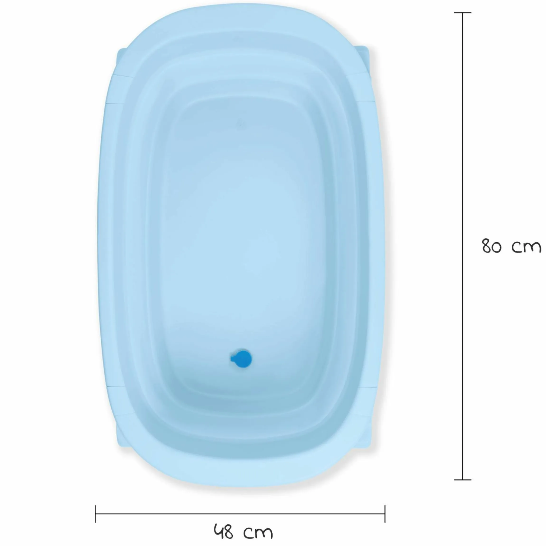 Badewanne Wash N Fold M - Light Blue