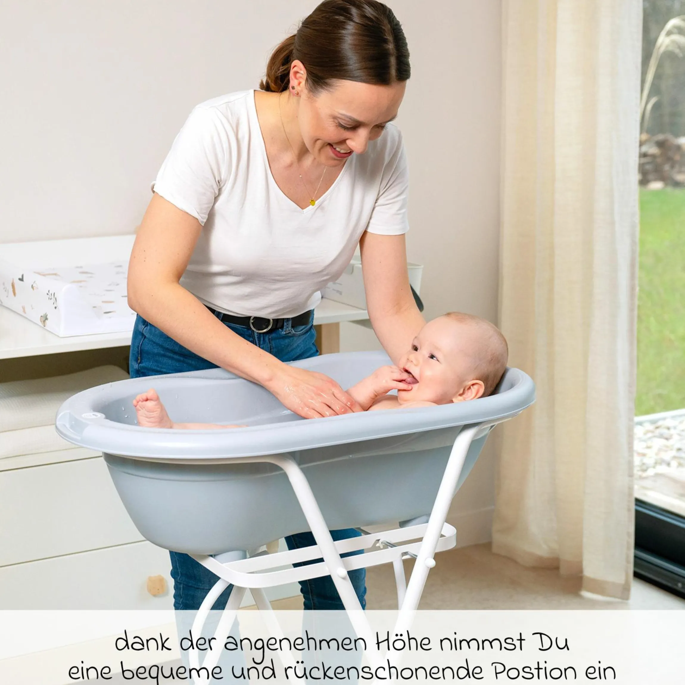 Badewannenständer Tilo - Weiß