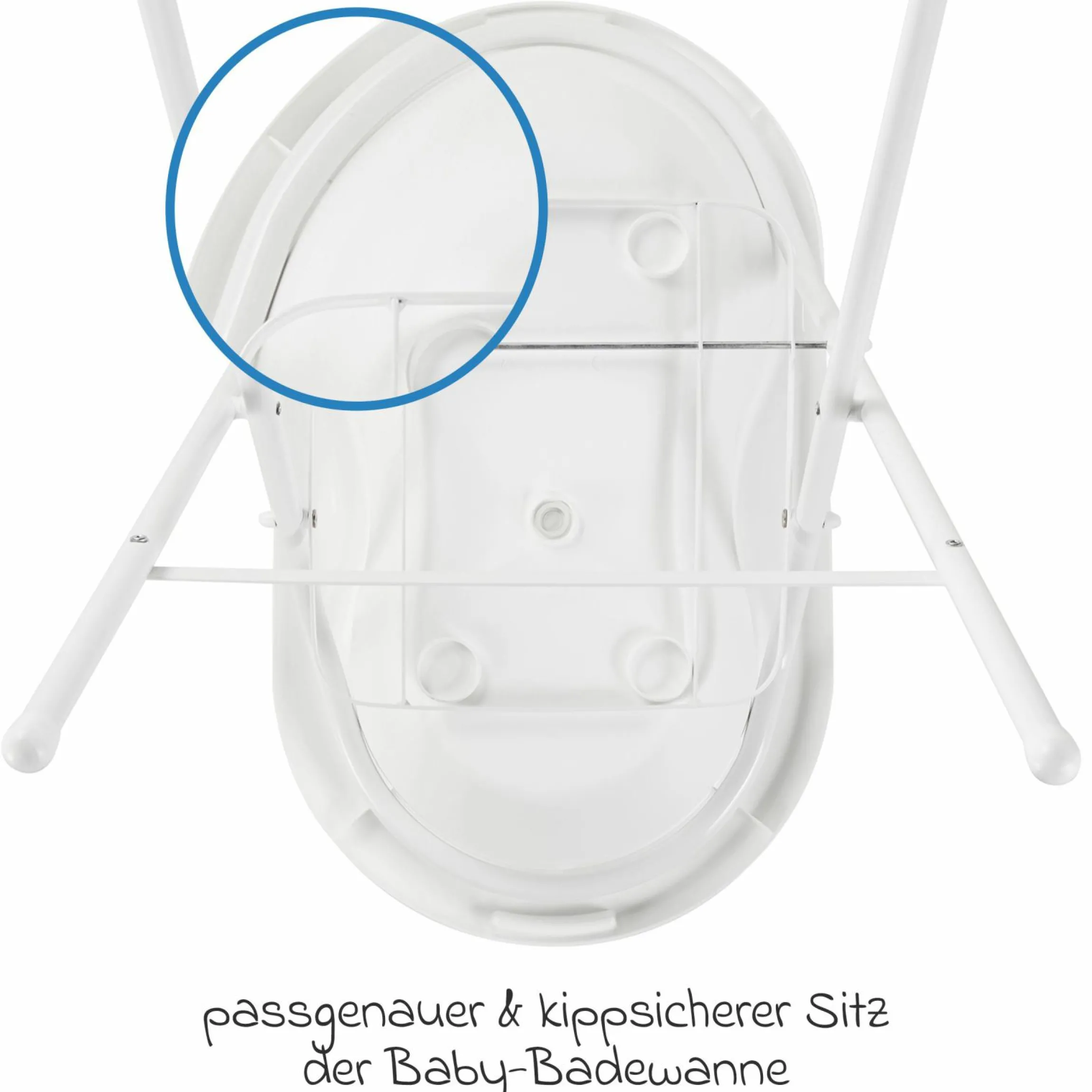 Badewannenständer Tilo - Weiß