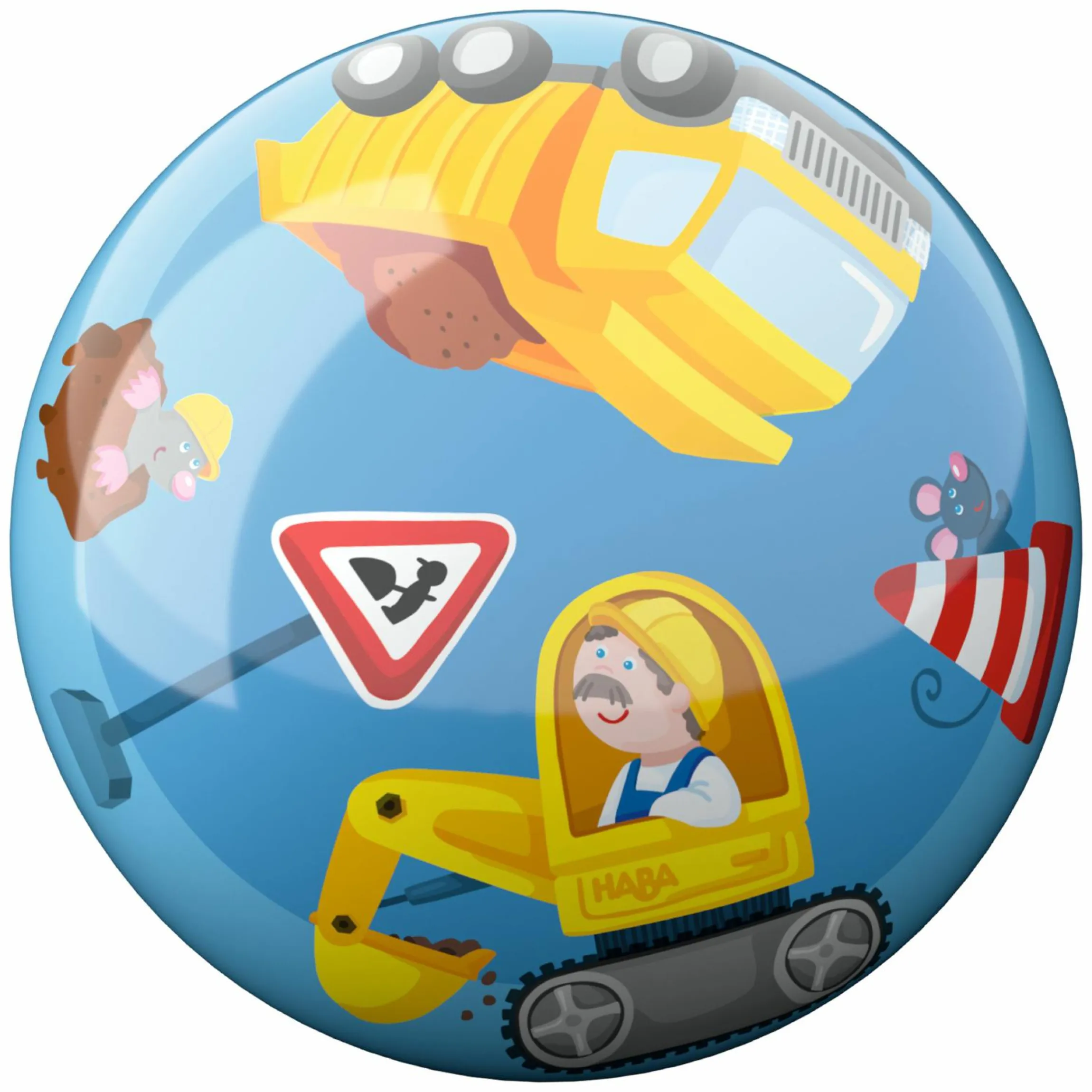 Ball 14 cm - Baustelle