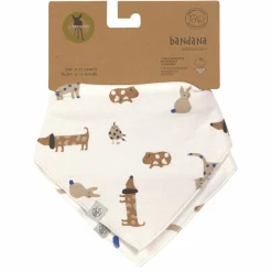Bandana Lätzchen 2er Pack aus Bio-Baumwolle - Little Mateys - Royal Blue