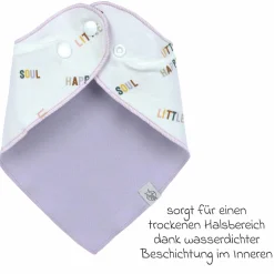Bandana Lätzchen 2er Pack Cowl-Neck aus Bio-Baumwolle - Happy Fruits - Cherry