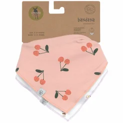 Bandana Lätzchen 2er Pack Cowl-Neck aus Bio-Baumwolle - Happy Fruits - Cherry
