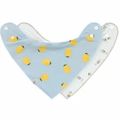 Bandana Lätzchen 2er Pack Cowl-Neck aus Bio-Baumwolle - Happy Fruits - Lemon
