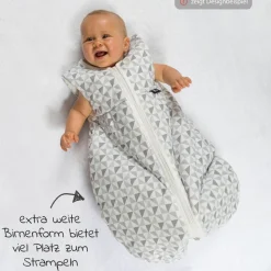 Baumwoll-Kugelschlafsack Thermo - Baby Forest - Gr. 110 cm
