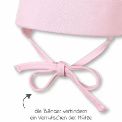 Beanie zum Binden - Rosa - Gr. 39