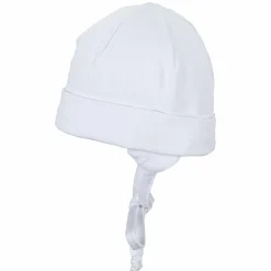 Beanie zum Binden - Weiß - Gr. 39