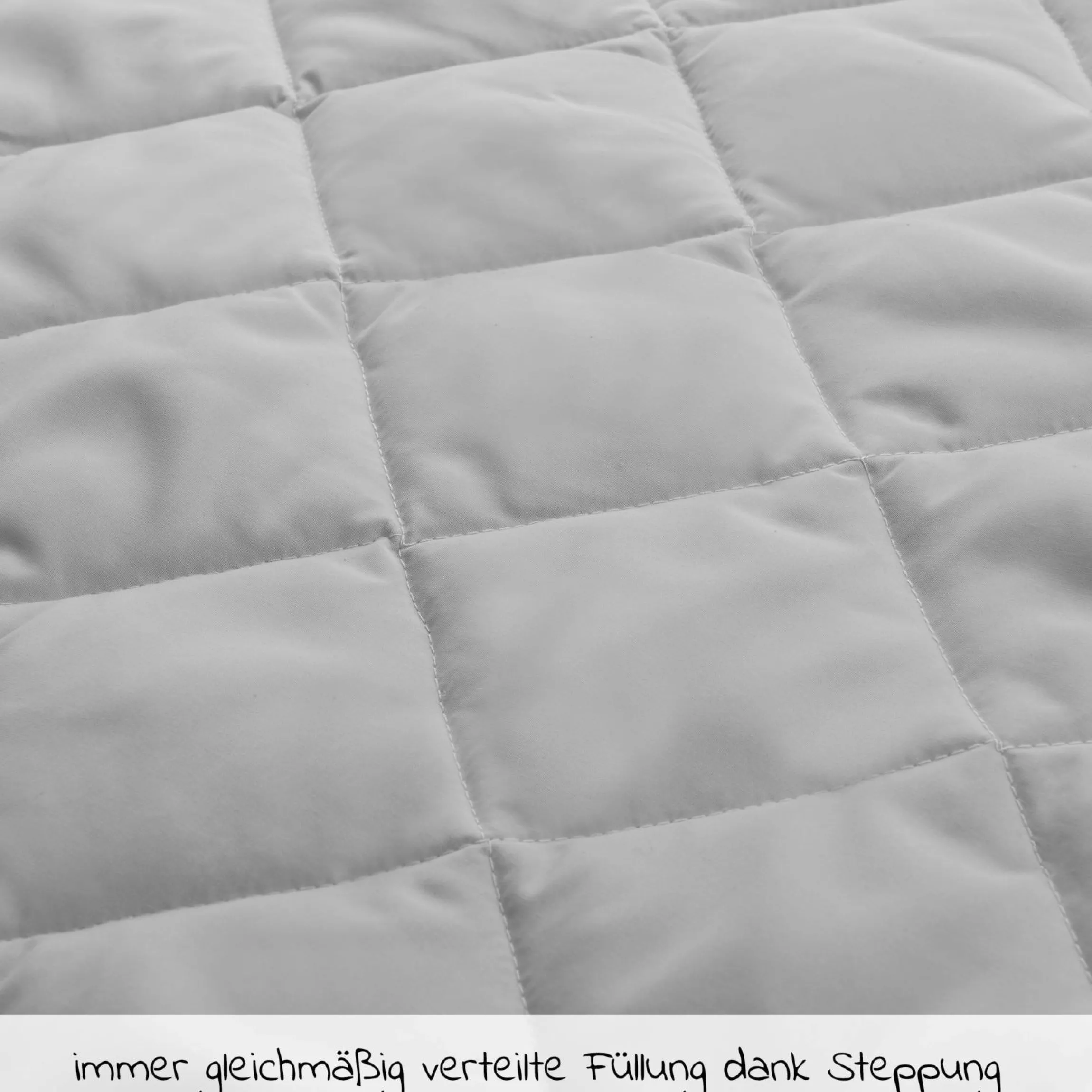 Bed Me - Topper für Reisebett- Matratzen 80 x 50 cm - Grey