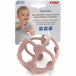 Beiß- und Greifball Bite & Play 8,6 cm - Rosa