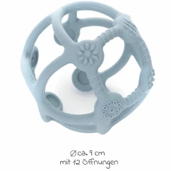 Beiß- und Greifball Bite & Play 8,6 cm - Blau