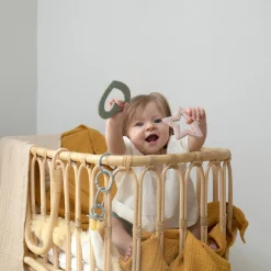 Beißring - Baby Bitie - Heart - Sage