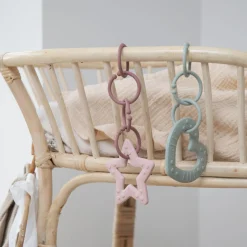 Beißring - Baby Bitie - Heart - Sage