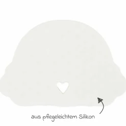 Beißring aus Silikon - Regenbogen & Wolken