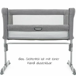 Beistell- & Reisebett Roomie inkl. Matratze & Transporttasche - Gray Flanel - Kollektion 2025