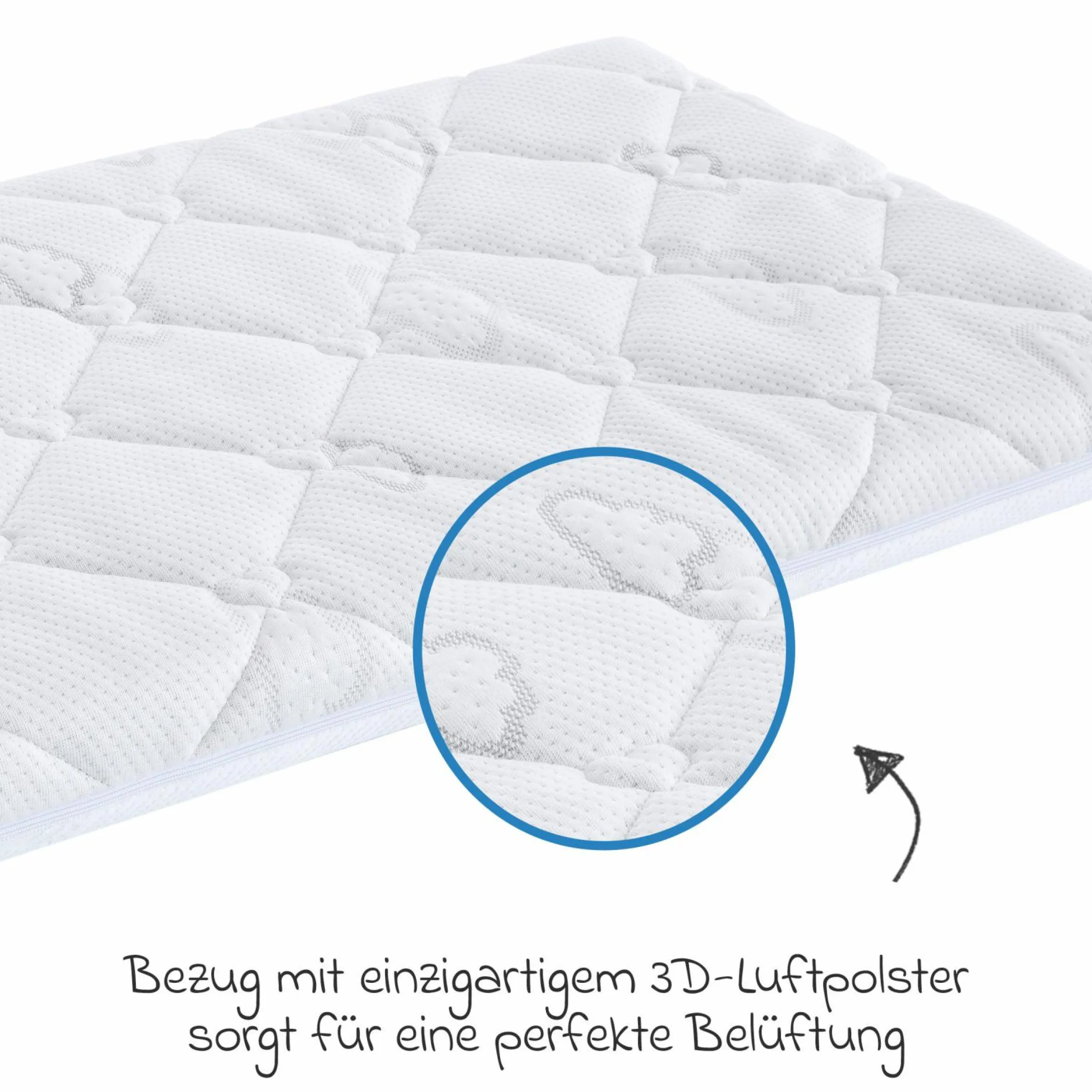 Beistellbett & Wiegen-Matratze Brise Light 40 x 90 cm
