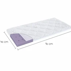 Beistellbett & Wiegen-Matratze Brise Light 40 x 90 cm