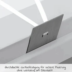 Beistellbett Boxspring - Natur unbehandelt - Kollektion 2024
