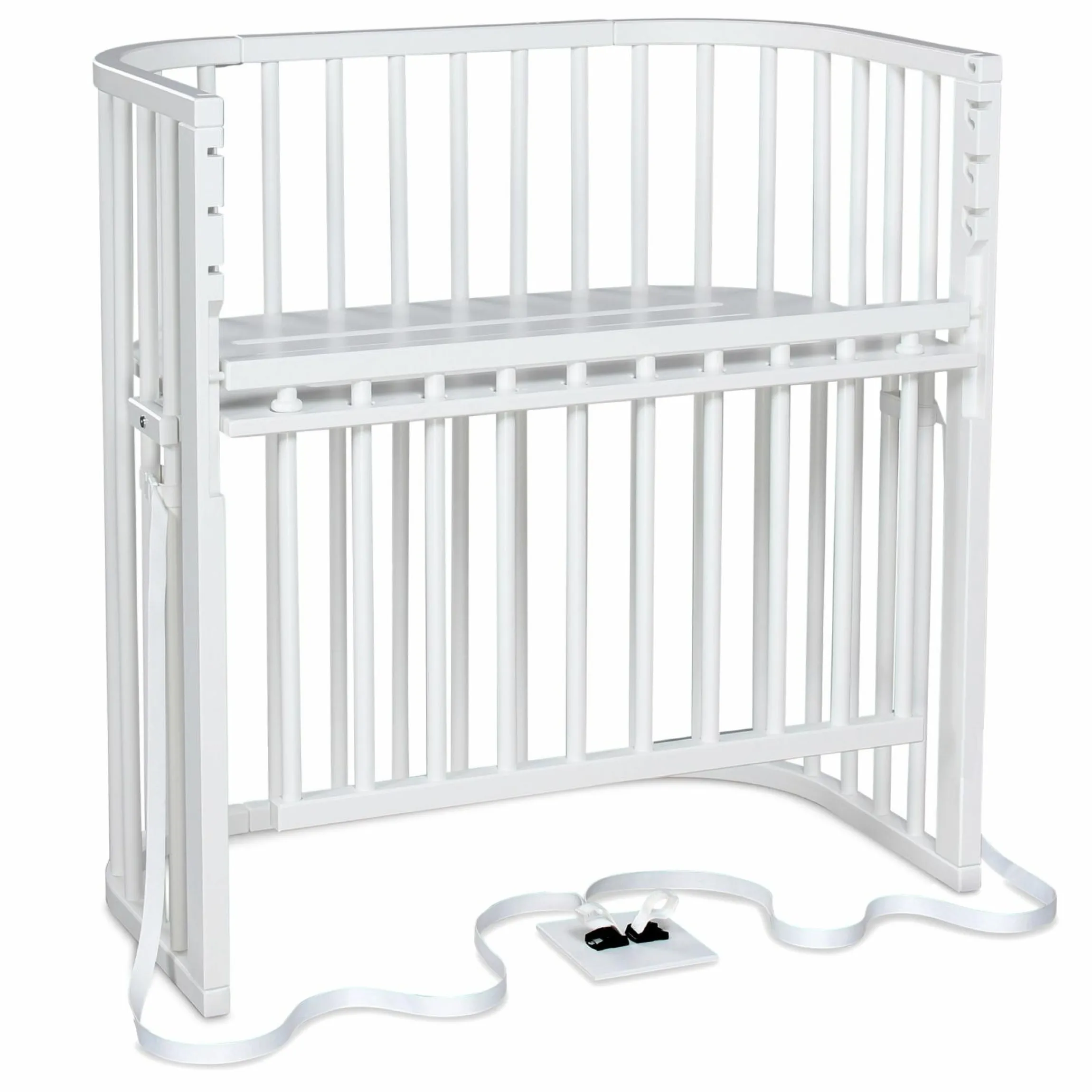 Beistellbett Boxspring Comfort Plus - Weiß lackiert - Kollektion 2024