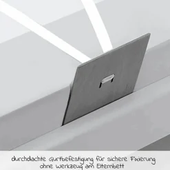Beistellbett Boxspring inkl. Gratis Matratze Classic Soft - Natur unbehandelt - Kollektion 2024