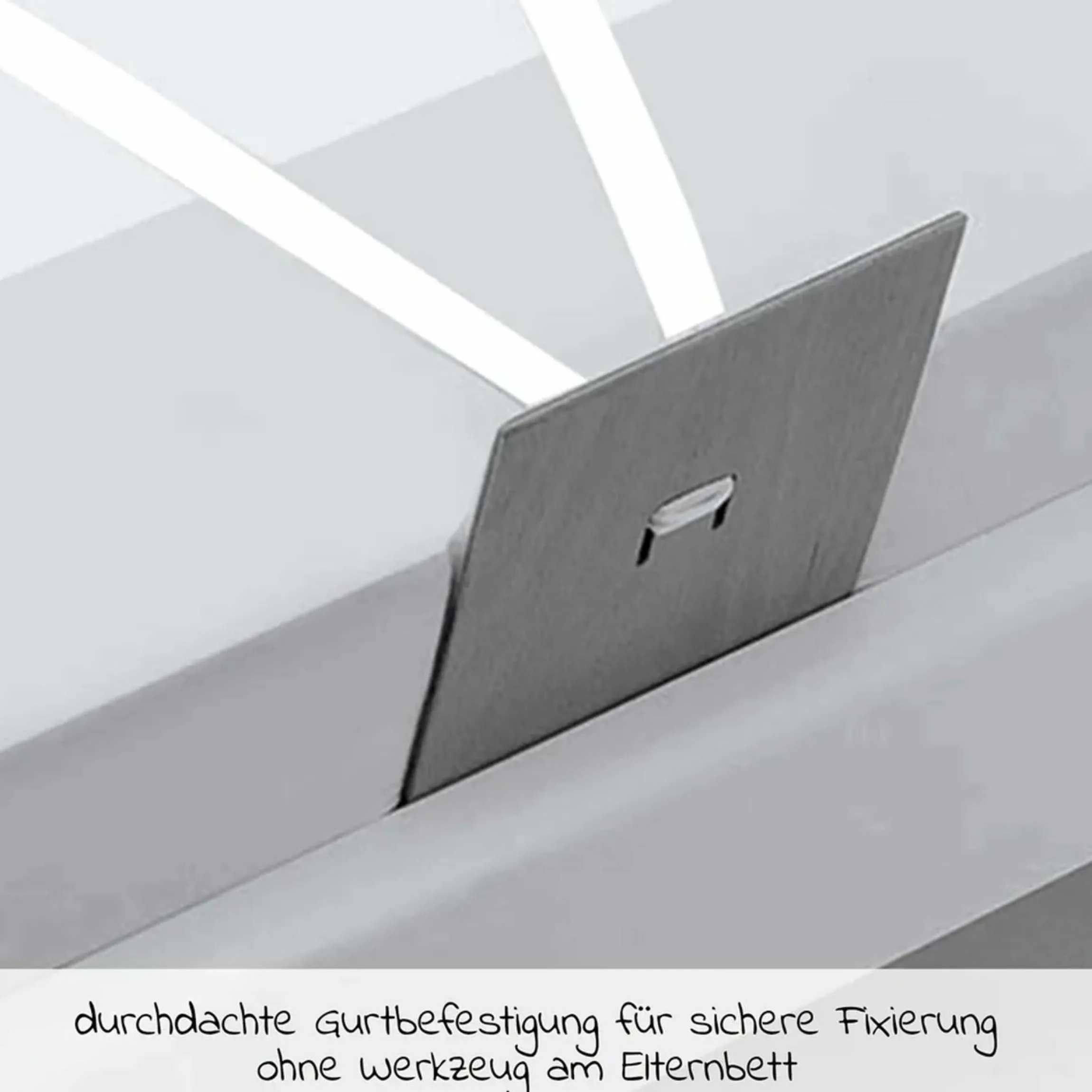 Beistellbett Boxspring inkl. Gratis Matratze Classic Soft - Natur unbehandelt - Kollektion 2024