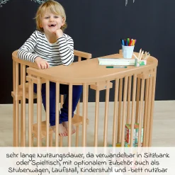 Beistellbett Original - Kernbuche geölt - Kollektion 2024