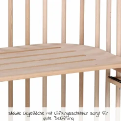 Beistellbett Original - Natur unbehandelt - Kollektion 2024