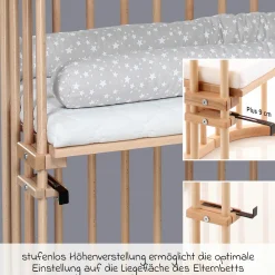 Beistellbett Original - Natur lackiert - Kollektion 2024