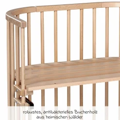 Beistellbett Original - Natur lackiert - Kollektion 2024