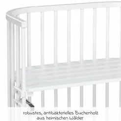Beistellbett Original - Weiß lackiert - Kollektion 2024