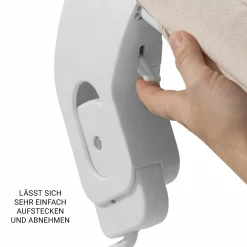 Beta Plus Dark Grey 5-tlg. Newborn Set - Hochstuhl + 2in1 Neugeborenen-Aufsatz & Wippe + Essbrett + Sitzkissen - Disney - Winnie the Pooh Beige
