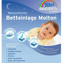 Betteinlage Molton 70 x 100 cm