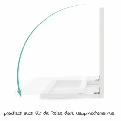 Bettgitter Lilly aus massivem Buchenholz 140 x 45 cm - Weiß