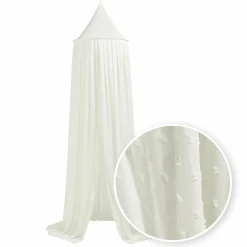 Betthimmel / Baldachin 240 x Ø 55 cm - Plume - Offwhite