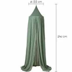 Betthimmel / Baldachin 240 x Ø 55 cm - Forest Green
