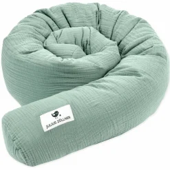 Bettschlange Musselin 180 cm - Grün