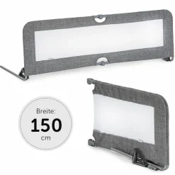 Bettschutzgitter Sleep'n Safe Plus XL 150 cm - Melange Grey