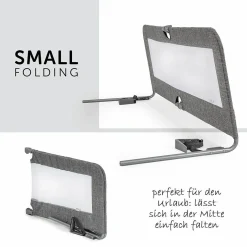 Bettschutzgitter Sleep'n Safe Plus XL 150 cm - Melange Grey