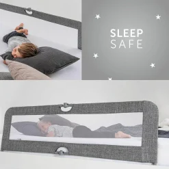 Bettschutzgitter Sleep'n Safe Plus XL 150 cm - Melange Grey
