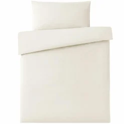 Bettwäsche 100 x 135 cm / 40 x 60 cm - Uni - Beige