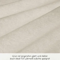 Bettwäsche 80 x 80 cm / 35 x 40 cm - Uni - Beige