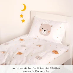 Bettwäsche Flanell 100 x 135 cm - Little Friends