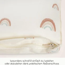 Bettwäsche Organic 80 x 80 / 35 x 40 cm - Rainbow