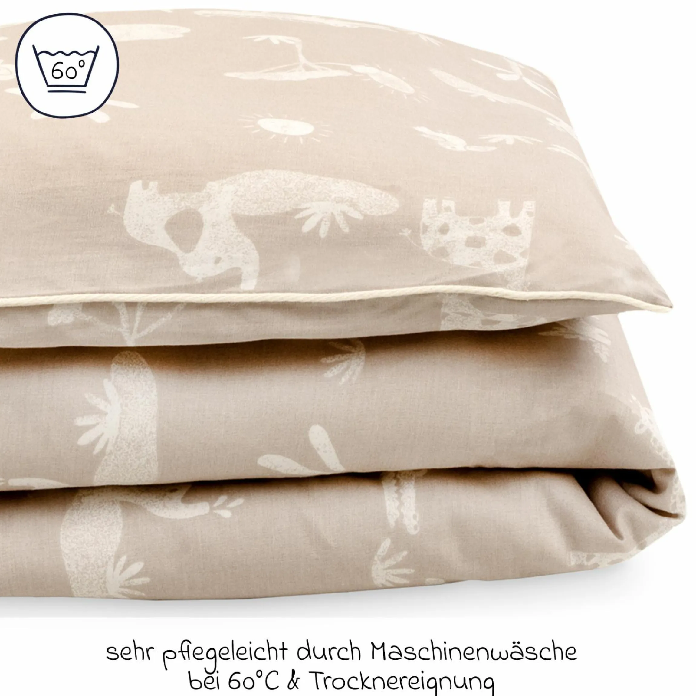 Bettwäsche Organic 80 x 80 / 35 x 40 cm - Jungle Dream
