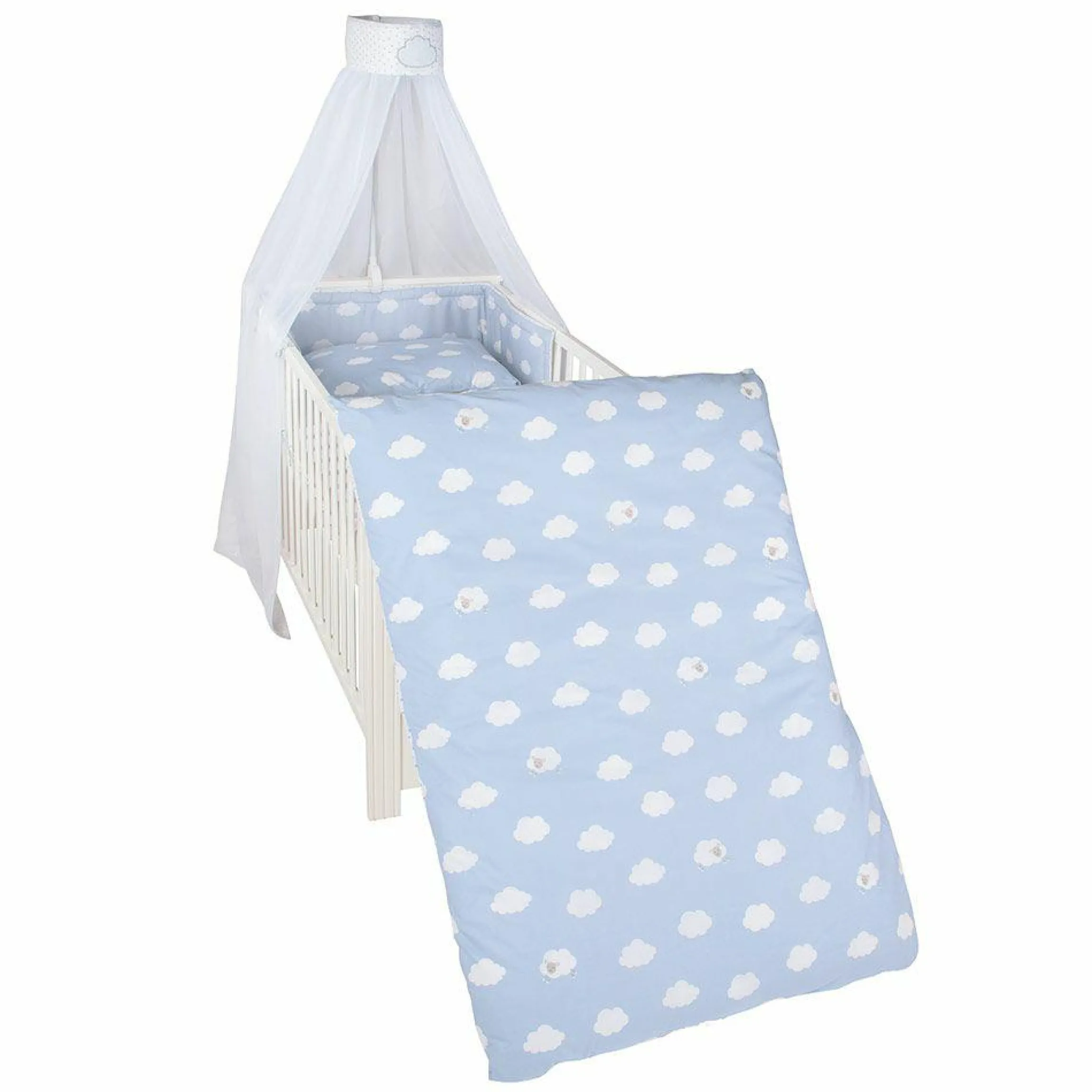 Bettwäsche-Set - Kleine Wolke - Blau